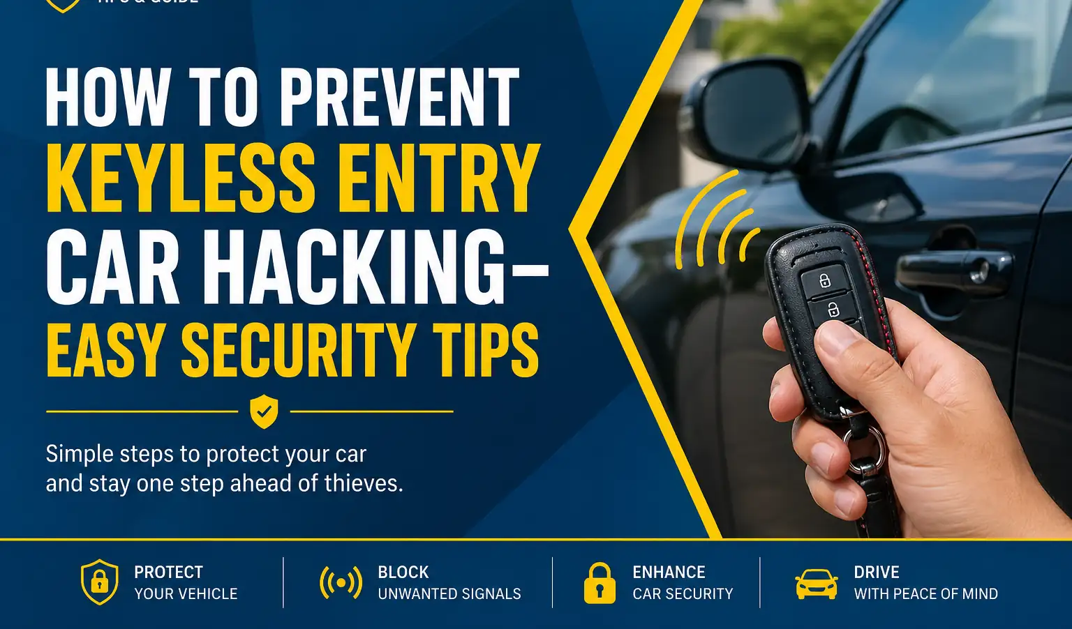 How to Protect Car from Keyless Entry Hacking and Stop Modern Car Theft
