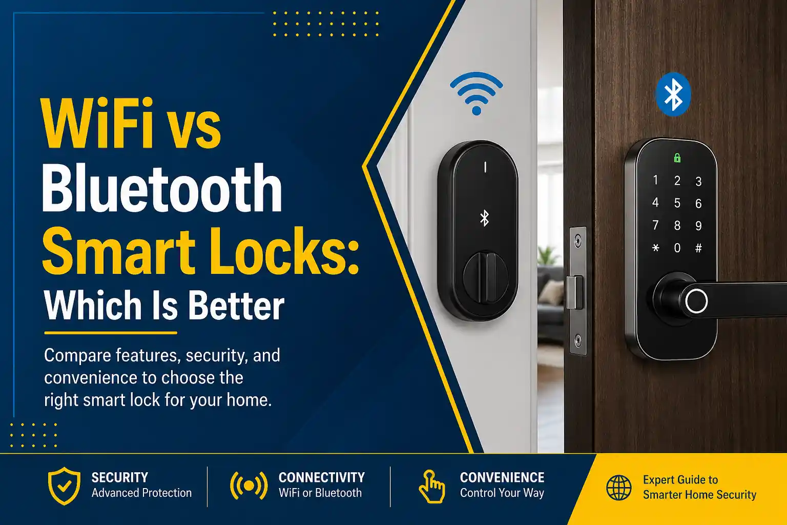 WiFi vs Bluetooth Smart Locks Pros Cons: Which Option Actually Secures Your Home Better?