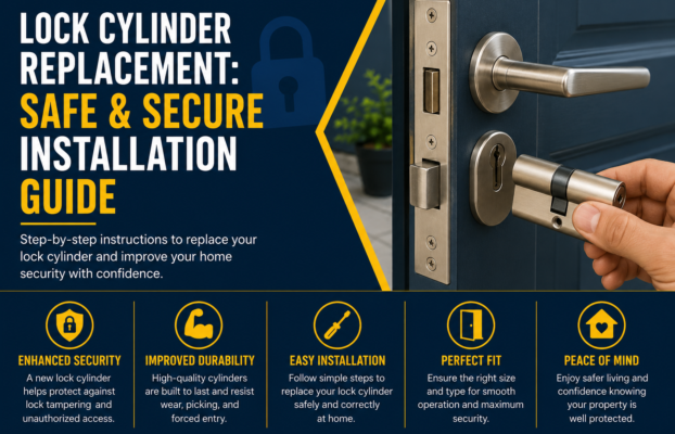 Lock Cylinder Replacement Guide: How to Replace a Door Lock Cylinder Safely and Securely Without Compromising Your Security