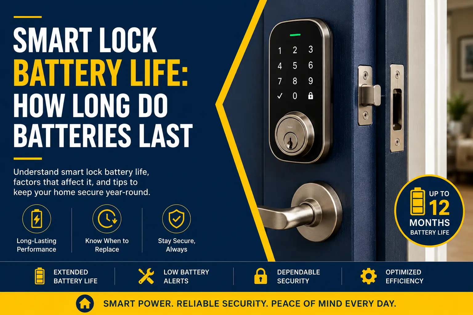Smart Lock Battery Life Expectancy: How Long Do Smart Lock Batteries Really Last?