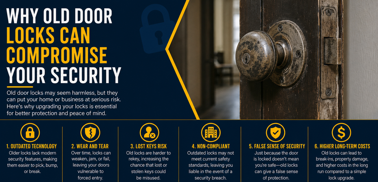 The Hidden Security Risks of Old Door Locks | Texas Master Locksmith