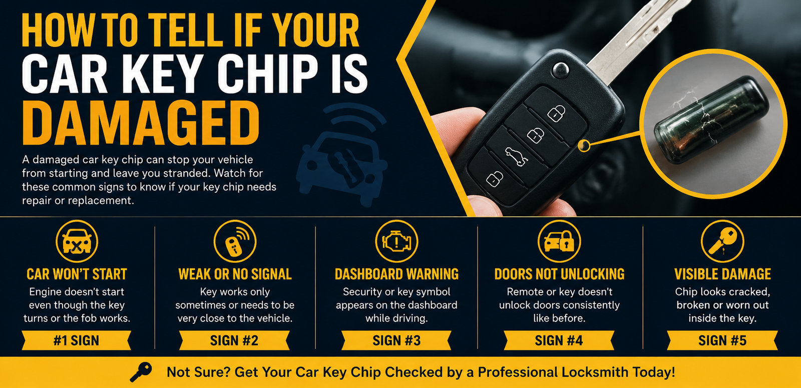 How to Tell If Your Car Key Chip Is Damaged