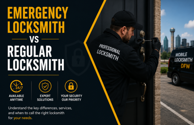 Emergency Locksmith vs. Regular Locksmith: What’s the Difference?