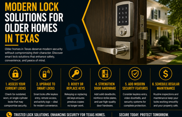 Best Lock Upgrades for Older Homes in Texas