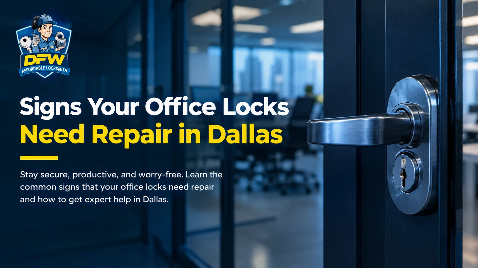 Signs Your Office Locks Need Repair in Dallas