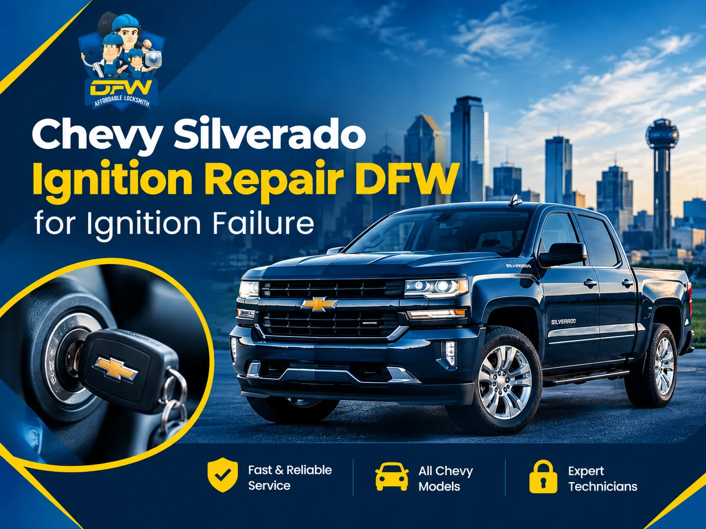 Chevy Silverado Ignition Repair DFW for Ignition Failure
