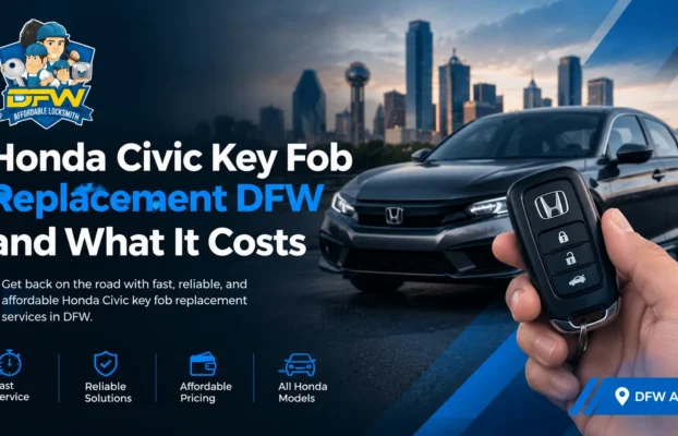 Honda Civic Key Fob Replacement DFW and What It Costs